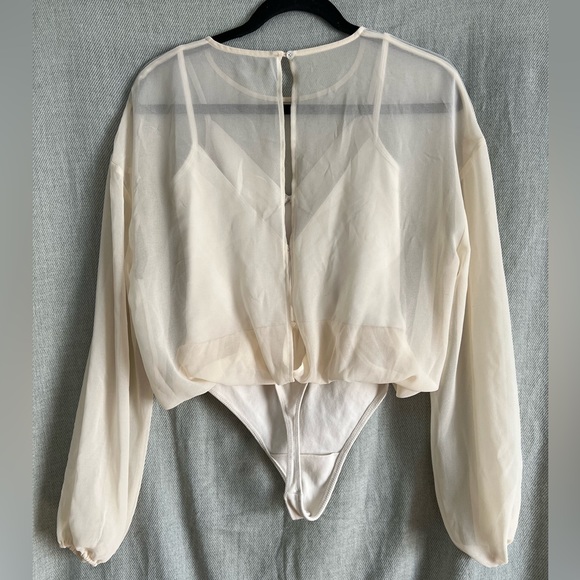Wilfred Sheer Long Sleeve Bodysuit - Picture 7 of 9